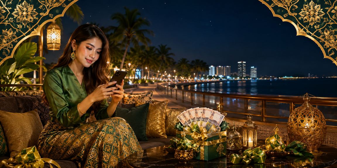Pemain VIP di Pulau Pinang berpakaian batik menggunakan kasino mudah alih stc4d